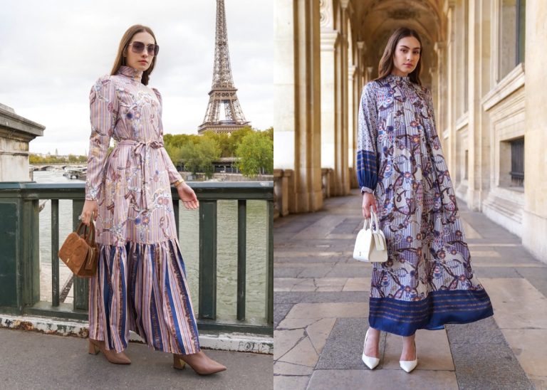 Rahasia Tampil Tinggi dan Ramping Cuma Pakai Dress Hijab!